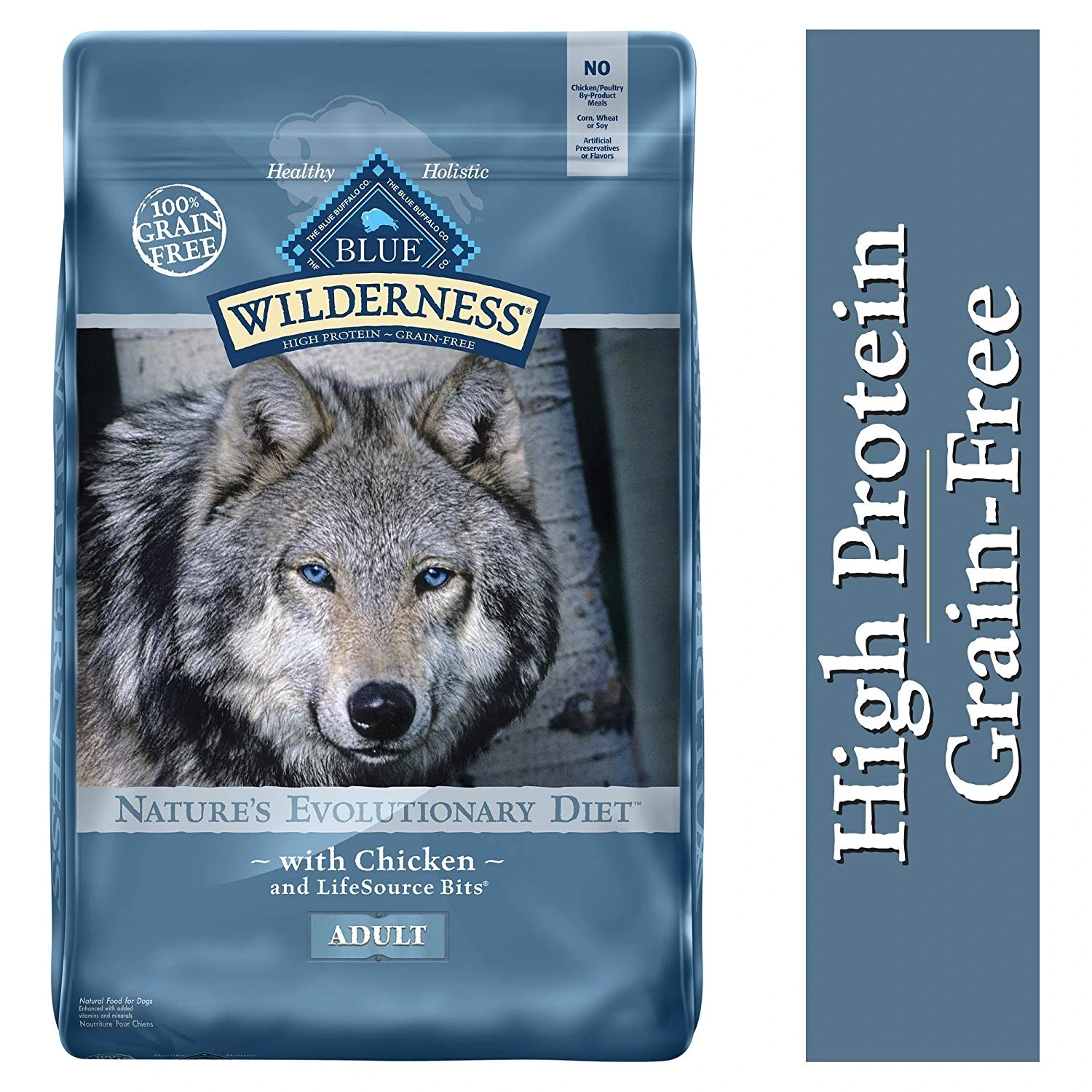 Blue Buffalo Wilderness High-Protein Food Product Photo